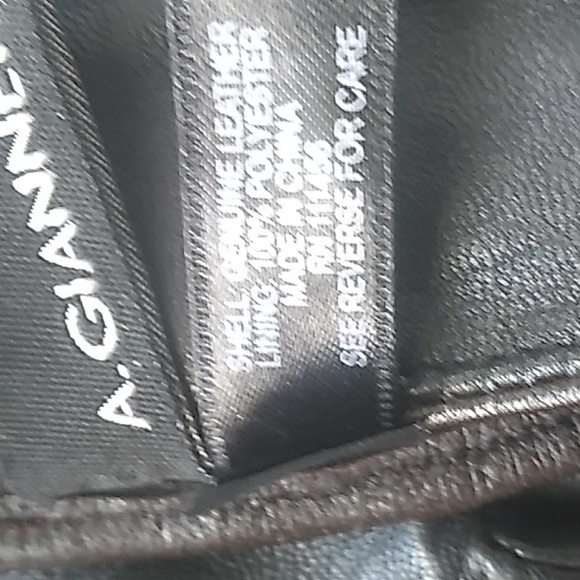 A Giannetti leather gloves NWOT - Picture 4 of 5